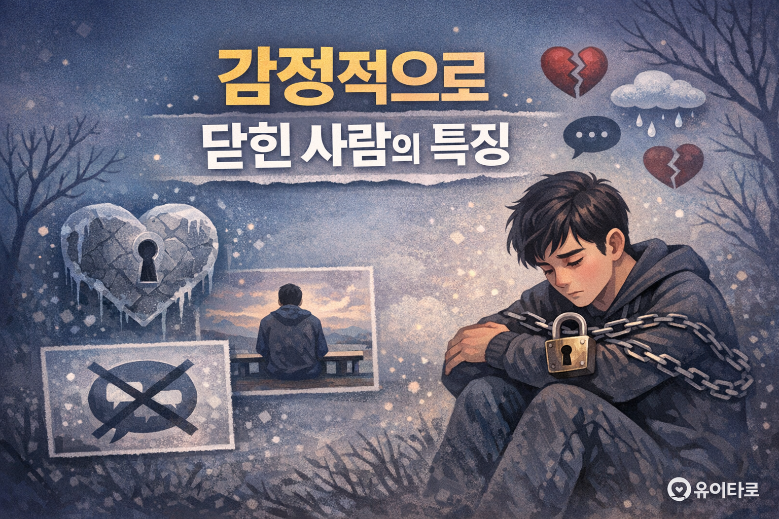감정적으로 닫힌 사람의 특징 대표 이미지